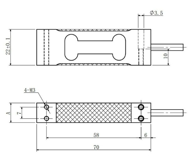 Micro weighing load cell